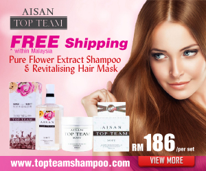 Aisan Top Team Shampoo - Silicone Free Hair Care Shampoo & Conditioner Malaysia